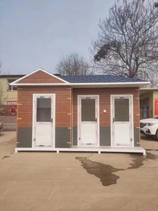 Sıcak satış çin fabrika fiyatları prefabrik modüler banyo ve mobil tuvalet hareketli taşınabilir tuvalet lüks bölmek desenler - Product Image 5