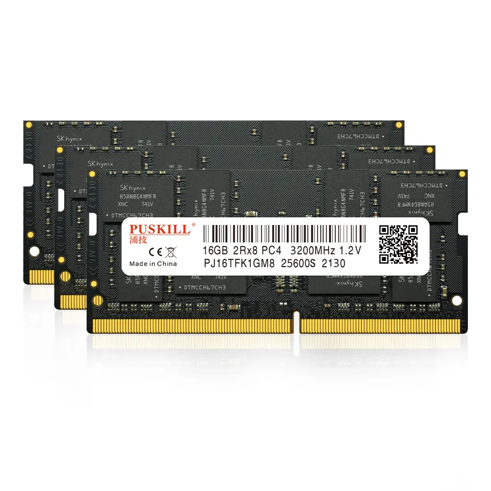 PUSKILL 1.2V memoria Ram DDR4 8gb 16gb 3200MHz 2666MHz module de mémoire pour ordinateur portable