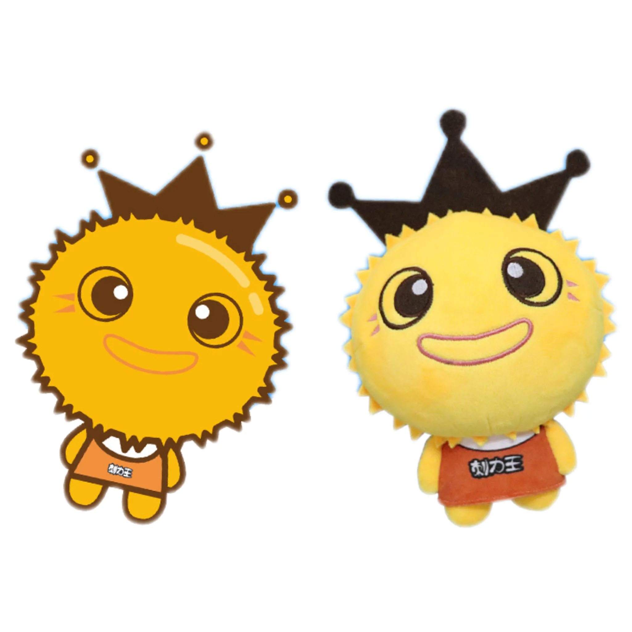 Mainan boneka hewan dengan logo kustom boneka Perusahaan maskot OEM ODM mainan anak-anak