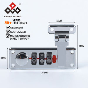 Bán Buôn Kẽm Hợp Kim 3 Chữ Số Mật Khẩu Khóa Cho Vali Nhôm Hộp Trường Hợp Hộp Đồ Trang Sức 3 Chữ Số Khóa Của Nhãn Hiệu Kết Hợp Khóa - Product Image 4