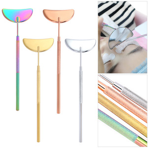 Popular Beleza Cílios Extensão Enxerto Ferramentas Portátil Crescente Maquiagem Espelho Verificando Falso Cílios Long Handle Espelho