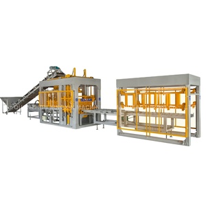 QT8-15 SIEMENS PLC <strong>Automatic</strong> Brick <strong>Block</strong> Production <strong>Line</strong> Concrete/Cement Environmentally Friendly <strong>Machine</strong> Brick Molding <strong>Machine</strong> - Product Image 1
