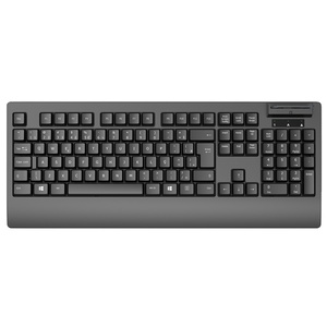 Teclado personalizado de alta calidad, tamaño completo, con cable USB, lector de tarjetas inteligentes
