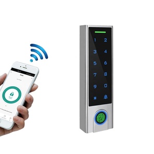 Control DE ACCESO biométrico de huellas dactilares con aplicación Tuya IP68 teclado impermeable pantalla táctil lector de tarjetas RFID con aplicación TTLCOK - Product Image 4