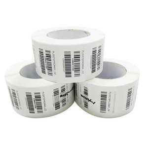 Factory <strong>Custom</strong> Design Sticker Fashion Barcode QR Code <strong>Label</strong> with Strong Adhesive Hot Stamping &amp; Laminate Finish for Express Use