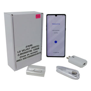 LG Velvet G900 Androidフォン用の高品質オリジナル中古携帯電話6128GBロック解除された電話LGg9用スマートフォン