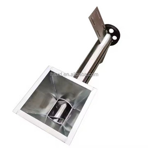 Nueva máquina transportadora de pellets de alimentación de partículas a granel de trigo y maíz de transporte transportador de tornillo automático con tolva - Product Image 5