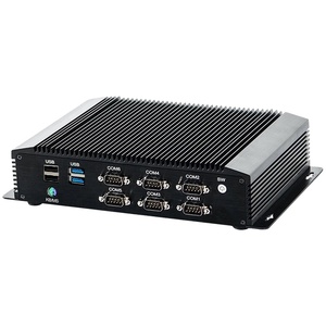 I3 i5 i7 mini pc lüfter loser industrieller desktop computer HD-MI VGA USB 3.0 dual netzwerk parallel port serielle port micro host - Product Image 1