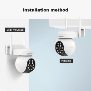 SriHome QHD 5MP Sound Light Alarm PTZ IP <strong>Camera</strong> Outdoor Indoor Home Security <strong>Camera</strong> CCTV <strong>System</strong> <strong>Monitoring</strong> <strong>Intercom</strong> Smart <strong>Camera</strong> - Product Image 4