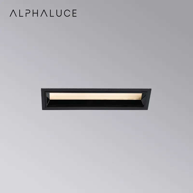 Alpha Lighting 10WLuz LinealLedアンチグレアフレキシブルリニアダウンライトウォールウォッシャーライト