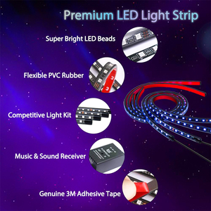 新しい人気のテレビ同期ゴールデンアルパワー<span class=keywords><strong>LED</strong></span>バーストリップライトスマート2835バッターパックグジェン付き常夜灯用