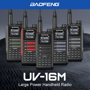 Baofeng UV-16M V2 yüksek 10W 999CH ekran Dual Band radyo ip67 Walkie Talkie iki yönlü radyo