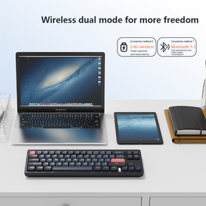 2.4G Wireless Dual-Mode Low-Profile Ultra-Thin Silent Mechanical <strong>Keyboard</strong> for Office Laptop Use - Product Image 3