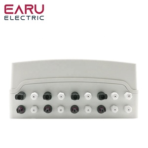 500V <strong>4</strong> <strong>Input</strong> <strong>4</strong> <strong>Output</strong> Solar Photovoltaic PV <strong>Combiner</strong> Box Protection DC Fuse MCB SPD Waterproof Box IP65 With Lightning