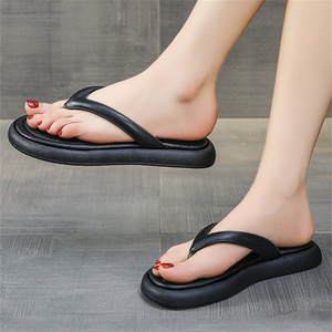 Tốt Nhất Người Bán Cổ Điển Đơn Giản Mới Mô Hình Chất Lượng Tốt Nhà Sản Xuất Bán Buôn Chống Trượt Phụ Nữ Của Thong Nêm Dép Và Dép Đi Trong Nhà - Product Image 6