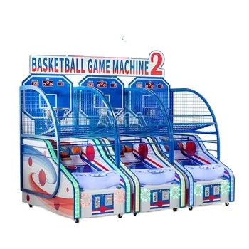 Монета управляемая электронная Аркада детская баскетбольная машина 2 аркадная стрельба баскетбольная игра машина
