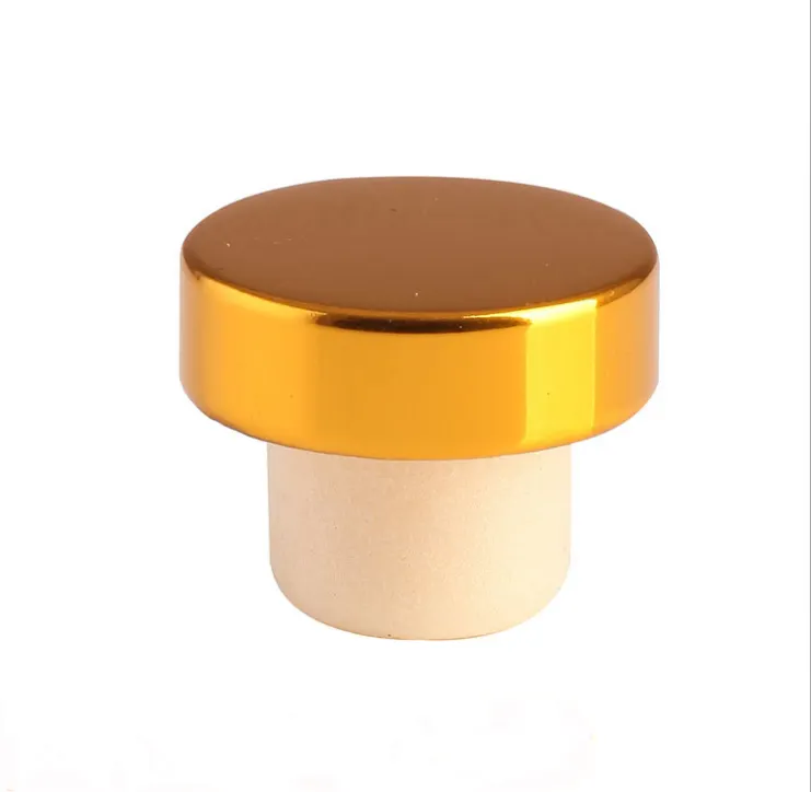 Bouchon de robinet en forme de barre de T en or, 10 pièces, bouchons de scellage, adapté aux bouteilles avec un diamètre intérieur de 19.5mm
