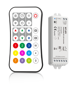 Skydance WT-SPI 5-24VDC RF WiFI RGB/RGBW SPI светодиодный контроллер для светодиодной Пиксельной полосы с управлением через приложение Tuya - Product Image 5