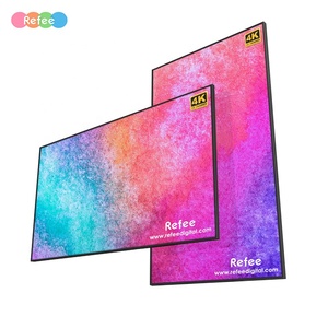 Refee горячая Распродажа android QLED сенсорный цифровой экран меню 4K внутреннее настенное крепление ЖК-монитор машина рекламный дисплей вывеска - Product Image 1