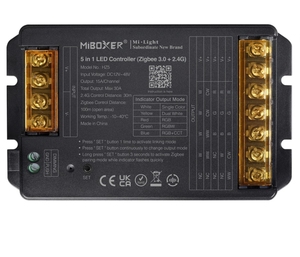 HW5 5 in 1 LEDコントローラWiFi 2.4G出力最大30AサポートTuyaスマートアプリコントロールと音楽リズムとサードパーティ音声コントロール - Product Image 5