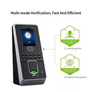 ZK Multibio800 ifice3 1,500 il riconoscimento del volto biometrico presenza di tempo TCP/IP USB sistema di controllo di accesso della porta delle impronte digitali - Product Image 2