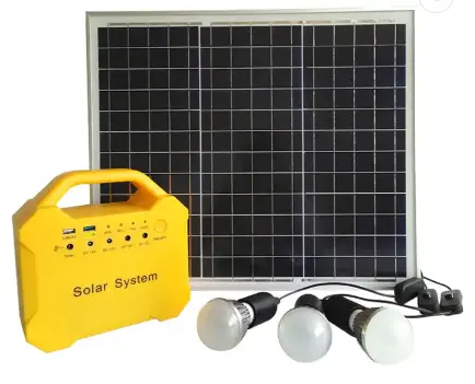 Per uso domestico hotselling uso esterno kit di luci a Led solari da 10W sistema solare portatile