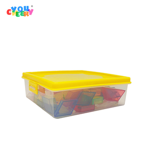 Montessori Math Toys 2024 Translucent Colored Plastic Geometric <strong>Pattern</strong> <strong>Blocks</strong> Stacked <strong>Building</strong> <strong>Blocks</strong> - Product Image 5
