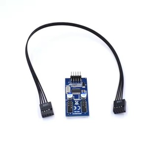 Motherboard 9Pin USB Header auf 2 Stecker Verlängerung kabel Karte 9Pin HUB USB2.0 9 Pin Anschluss Port Splitter - Product Image 1