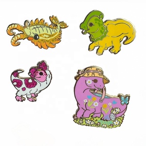 مخصص شكل الغيتار طية صدر السترة دبوس مصبوغ الأزرق والأبيض معدن المينا لينة طية صدر السترة شارات مع معان - Product Image 2