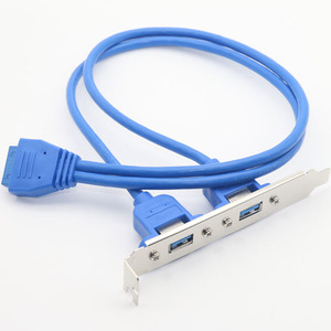 Panel frontal USB 3,5 "Ranura de disquete 2x USB 3,0 20Pin USB 3,0 Adaptador de cable