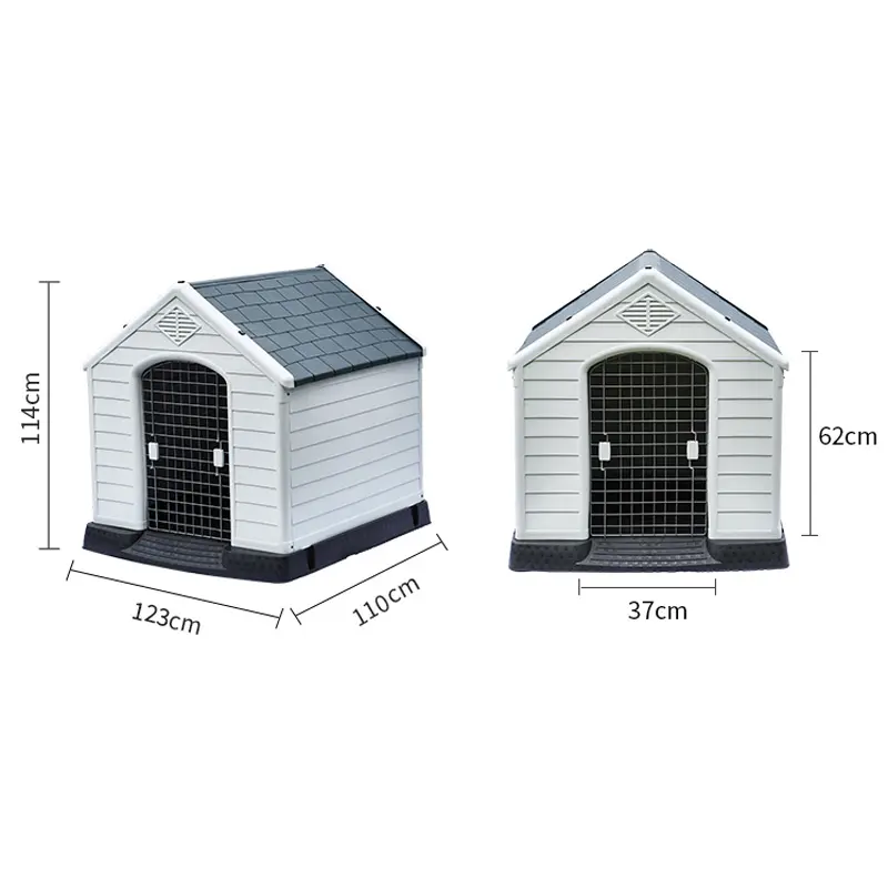 H005 itibar açık köpek yatılı kulübesi güzel köpek cadge kulübesi için uygun dört mevsim köpek kulübesi çatı penceresi