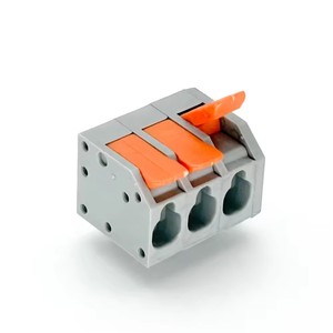 Nuevo Tipo de bloques de terminales de resorte de alambre de empuje, conectores de bloques de terminales de 21, conectores DEGSON - Product Image 2