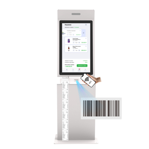 Alone Standing 23.8 Inch <strong>Led</strong> Lcd Interactive Self-service Kiosk Self Payment Kiosk Touch Screen Self-service Ordering - Product Image 1