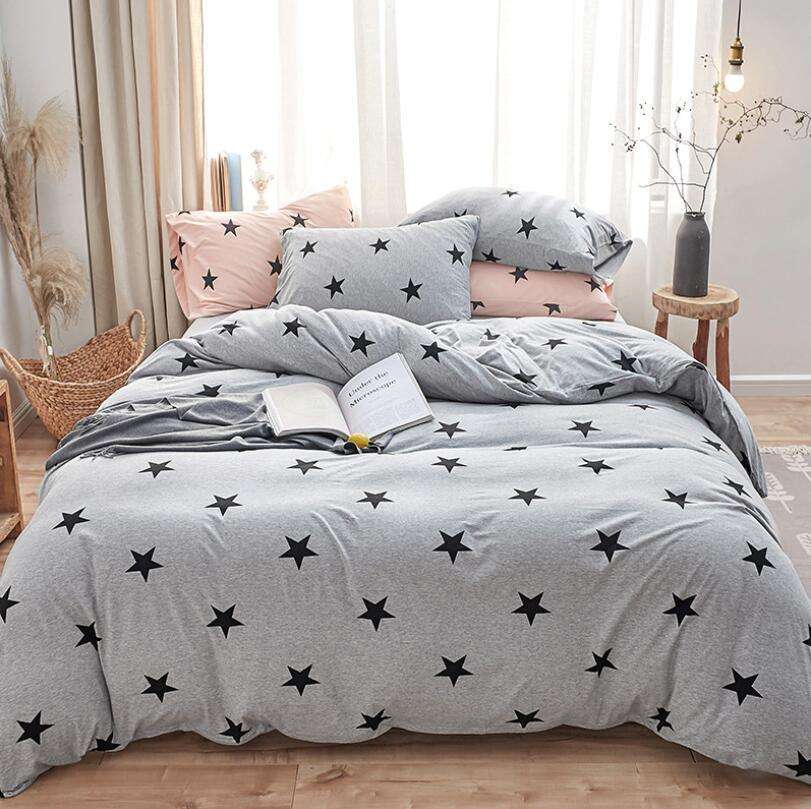 Custom Waterproof 100% Cotton modern bedroom set Fitted Bed Sheets Pillow Case bedroom bed set