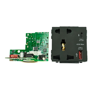 ซ็อกเก็ต PCBA ห้ารูแบบกำหนดเองได้ซ็อกเก็ตชาร์จเร็วหลายประเภทที่ชาร์จเร็ว PCB & PCBA - Product Image 2