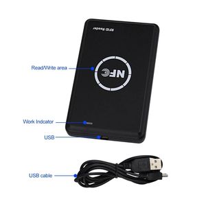 Duplicatore fotocopiatrice RFID 125KHz chiave Fob lettore di Smart Card 13.56MHz crittografato programmatore USB UID T5577 EM4305 schede Writer - Product Image 5