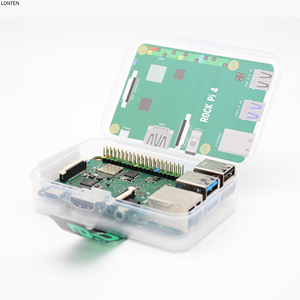 New Rock Pi 4A V1.4 Rockchip Bordo Arm Cortex Sei Core Sbc/Single Board Computer Compatibile con Ufficiale Raspberry pi Display