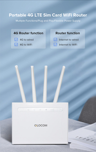 QLOCOM CF-E3 3G/4G LTE MODEM Router 300mbps Mobile Broadband Hotspot SIM sbloccato Wifi Modem 2.4G Router Wireless per interni - Product Image 4