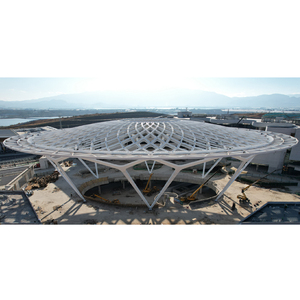 Cobertizo de estructura de acero de gran envergadura Construcción Diseño industrial Edificio de fábrica prefabricado - Product Image 4
