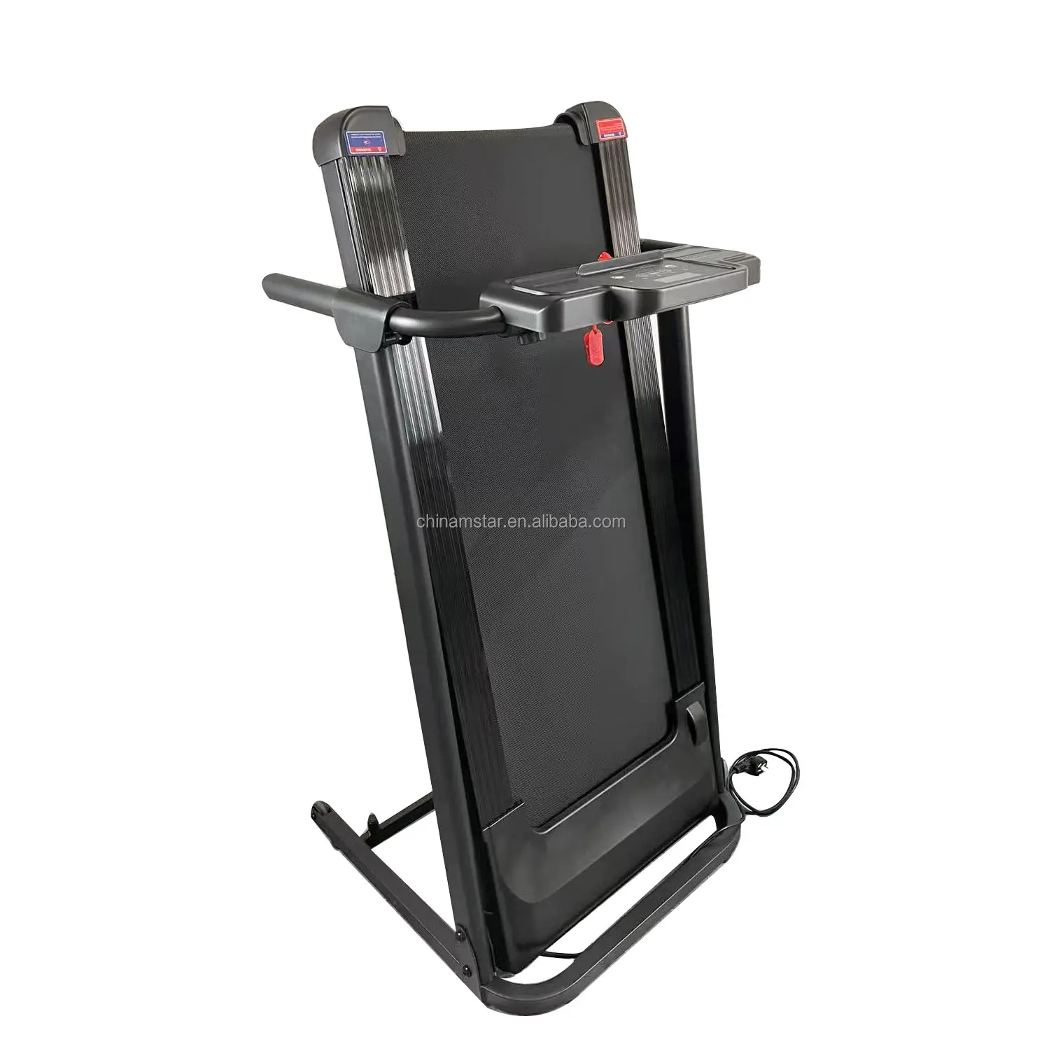 Mesin Fitness hidup, mesin latihan kardio berlari Treadmill komersial dengan peralatan TV rumah Gym Treadmill dapat dilipat