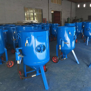 Pas kaldırmak yüksek basınçlı ıslak mobil kumlama Pot manuel kumlama makinesi tankı kuru ıslak kumlama tozsuz parlatma - Product Image 4