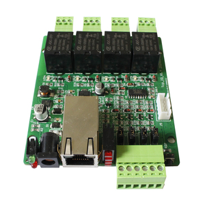 Placa de control remoto LAN Ethernet RJ45 TCP/IP WEB con 4 canales relé UDP controlador de red módulo IO
