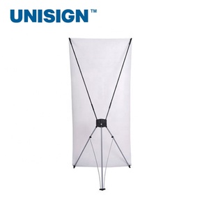 Unisign促销表X横幅背景海报按扣框架招牌铝卷起支架展示 - Product Image 4