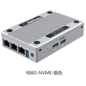 R86s Software Router, Multi-porta Intel Mini PC N5105 con 8GB/16GB, porta in fibra 10 Gigabit, 2.5G. - Product Image 4