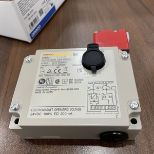 D4BL-2CRA elektromanyetik kilitleme emniyet kapı anahtarı mekanik kilitleme 1NC/1NO + 24 24 VDC IP67 koruma 6A gösterge ışığı - Product Image 2