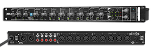 Proyecto de megafonía Preamplificador de 2 canales Mezclador de 2 canales, 10 micrófonos, 4 salidas de línea aux, 2 XLR, AC 230V y DC 24V - Product Image 2
