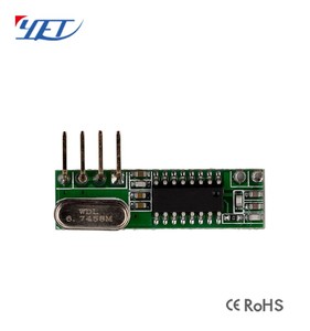 YET205B 5V RF ricevitore rigenerativo serie modulatore per smart garage interruttore apriporta controller - Product Image 3