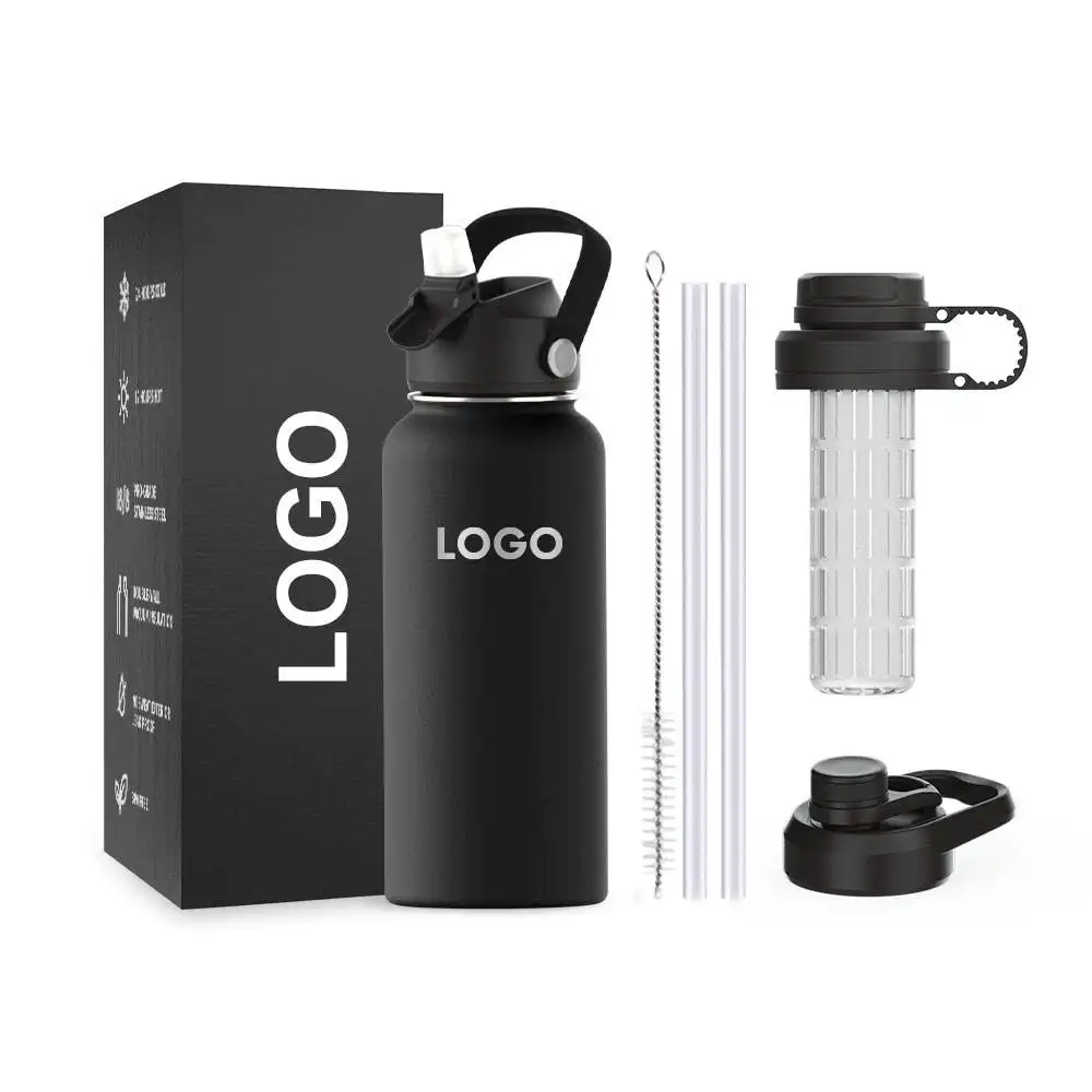 32oz thép không gỉ chân không cách nhiệt chai nước Amazon Hot Bán nhà máy cung cấp bán buôn số lượng lớn biểu tượng tùy chỉnh