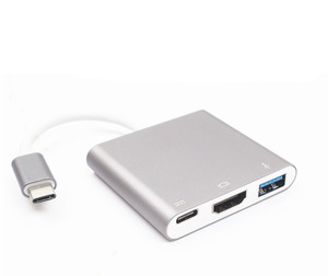 USB 3.1 TYPE-C zu USB Buchse Digital AV Multi port Adapter für HDMI, 3.0, 3.1 Typ C zu HDMI Adapter 3 in 1 Hub - Product Image 1