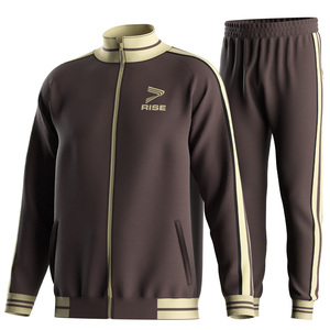 Ensemble survêtement fitness personnalisé équipe de football gym en plein air survêtement personnalisé pour hommes vêtements d'entraînement gym 2PCS - Product Image 3